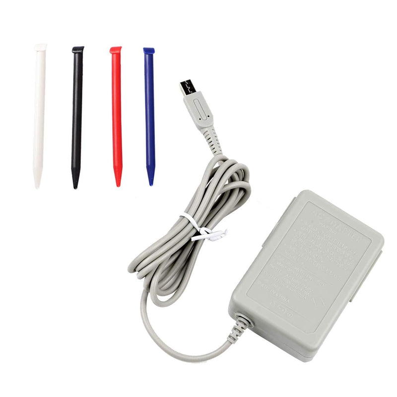  [AUSTRALIA] - New 3DS XL Charger Kit, AC Power Adapter Charger and Stylus Pen for Nintendo New 3DS XL, Wall Travel Charger Power Cord Charging Cable