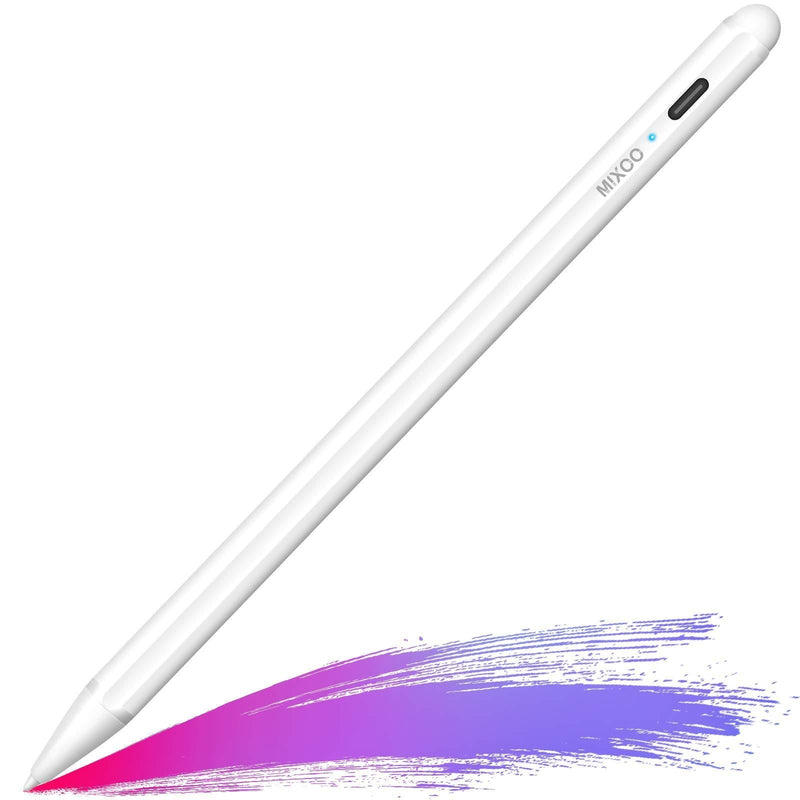 Stylus Pen with Palm Rejection for iPad - Mixoo Fine Tip Active Stylus iPad Pencil with Replaceable Tip for (2018-2020) Apple iPad Pro 11 & 12.9 inch/iPad 7th Gen/iPad 6th Gen/iPad Mini 5/iPad Air 3 - LeoForward Australia