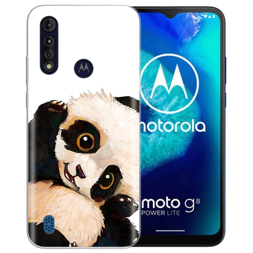 KAPUCTW Case for Motorola Moto G Stylus, Clear Slim Silicone Phone Case Cover with Pattern Design for Girls, Thin Shockproof Gel TPU Back Bumper for Motorola Moto G Stylus [6.4"], Panda - LeoForward Australia