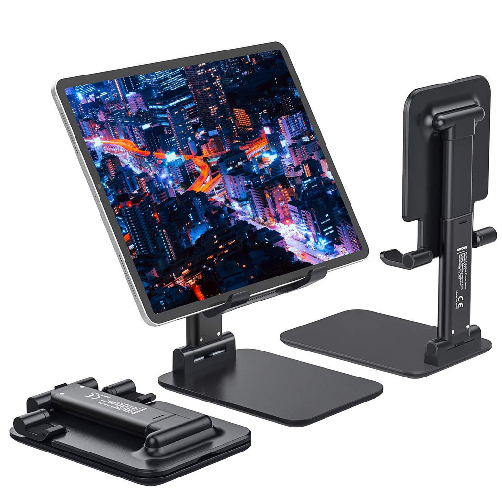  [AUSTRALIA] - Anozer Foldable & Adjustable Tablet Stand, Compact Extendable iPad Stand for Desk, Desktop Tablet Holder Compatible with Phones, iPad Pro/Air/Mini, Samsung Galaxy Tabs, Surface Pro, Kindle(7-13“)