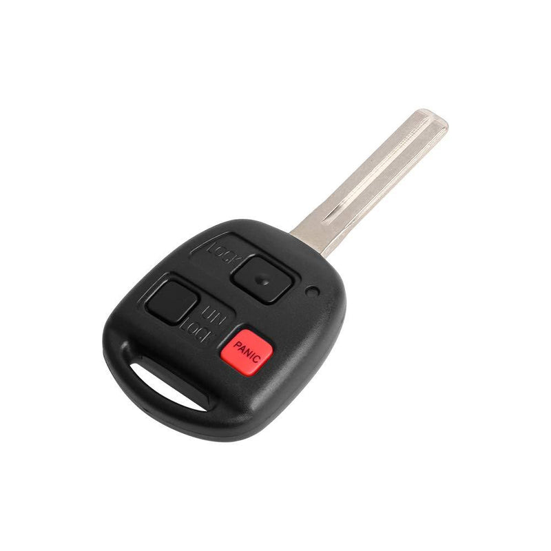KRSCT Car Key Remote Fob Fit for Lexus 1999-2003 RX300 Uncut Key Remote (N14TMTX-1) 3 Buttons - LeoForward Australia
