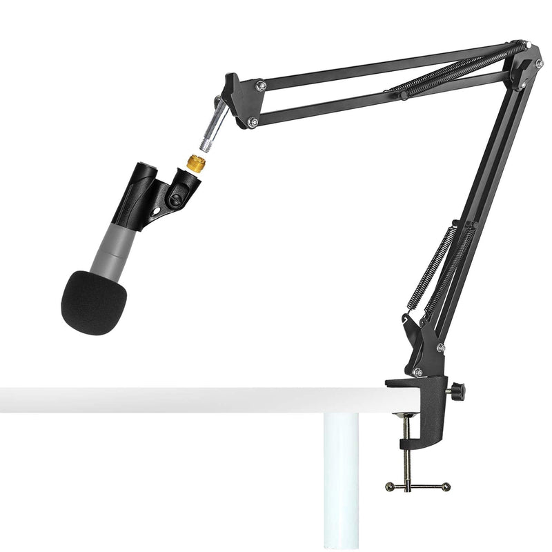  [AUSTRALIA] - SM57 Mic Stand with Pop Filter - Microphone Boom Arm Stand with Foam Windscreen Cover for SM57-LC Cardioid Dynamic Microphonee by YOUSHARES