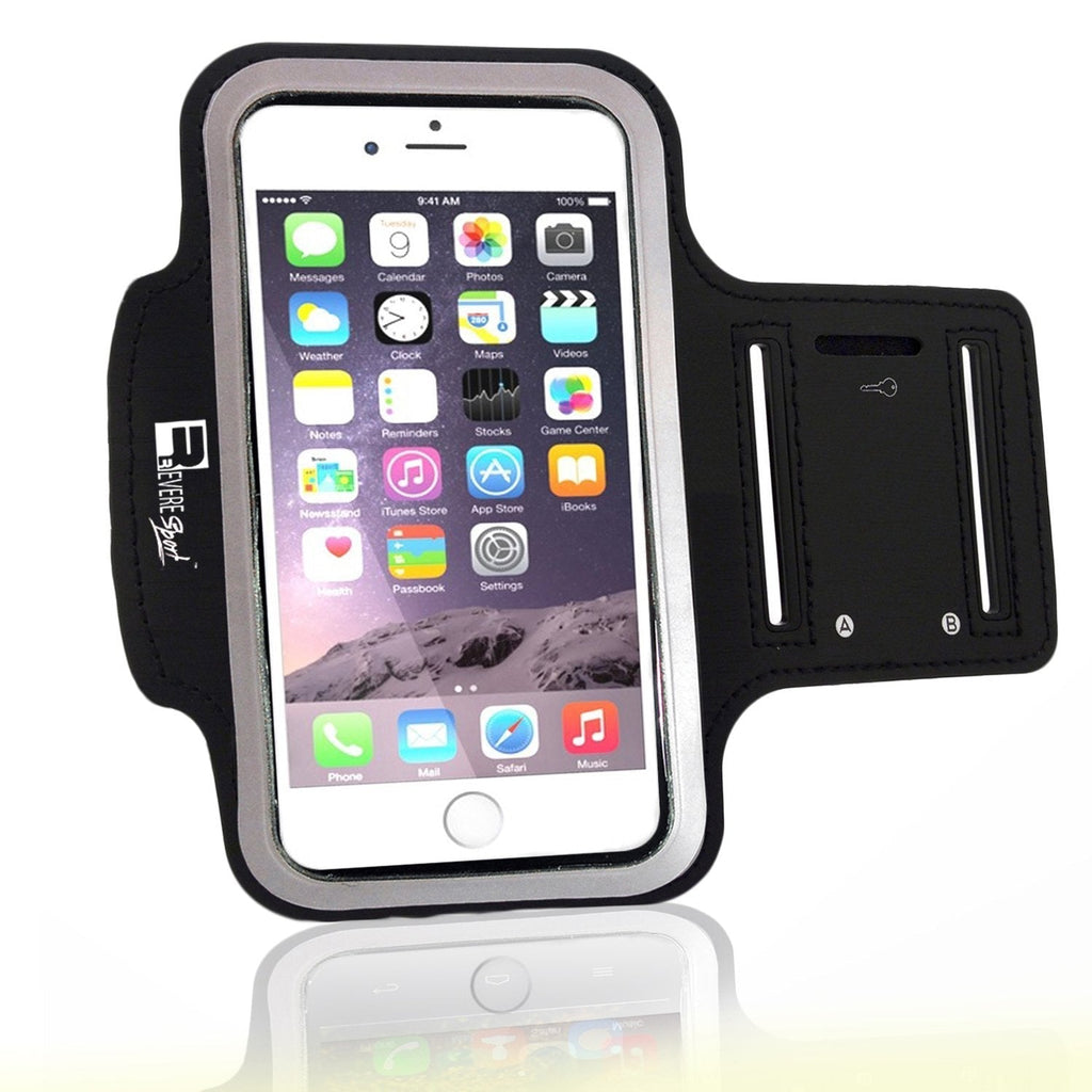  [AUSTRALIA] - Premium iPhone SE 2020 Running Armband with Fingerprint ID Access. Sports Phone Arm Case Holder for Jogging, Gym Workouts 4.7" - iPhone SE