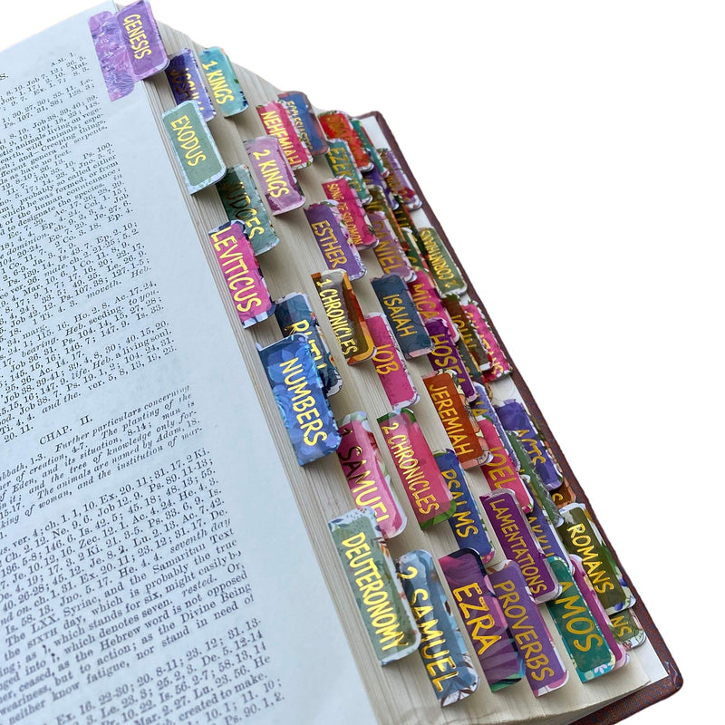  [AUSTRALIA] - Mr. Pen- Bible Tabs, 75 Tabs, Laminated, Bible Journaling Supplies, Bible Tabs Old and New Testament, Bible Tabs for Women, Bible Tabs for Journaling Bible, Bible Book Tabs, Books of The Bible Tabs