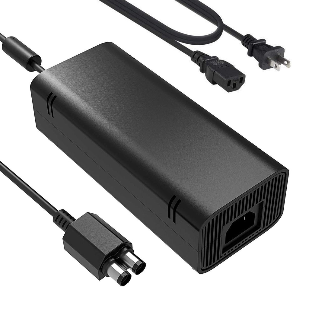  [AUSTRALIA] - Xbox 360 Slim Power Supply, uowlbear AC Adapter Power Brick with Power Cord for Xbox 360 Slim Console 100-240V Auto Voltage Low Noise Version -Built in Silent Fan