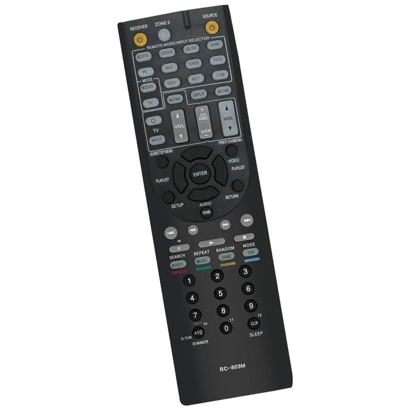 New RC-896M RC896M Remote Control Compatilbe with TX-SR444 TXSR444 Onkyo AV Receiver - LeoForward Australia