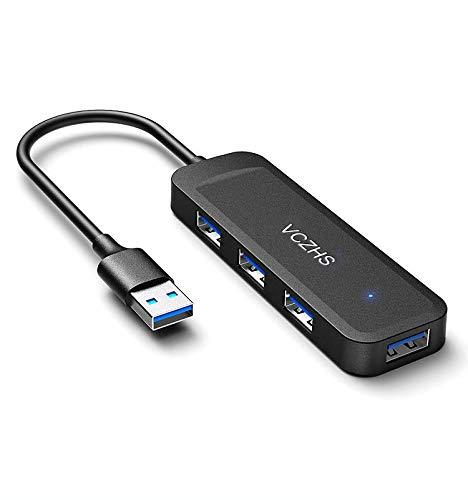 USB 3.0 Hub, VCZHS 4-Port USB 3.0 Hub, Ultra-Slim Data USB Hub for Mac and Windows, Ultrabook and Laptop Flash Drive, Mobile HDD USB Hub 3.0 - LeoForward Australia