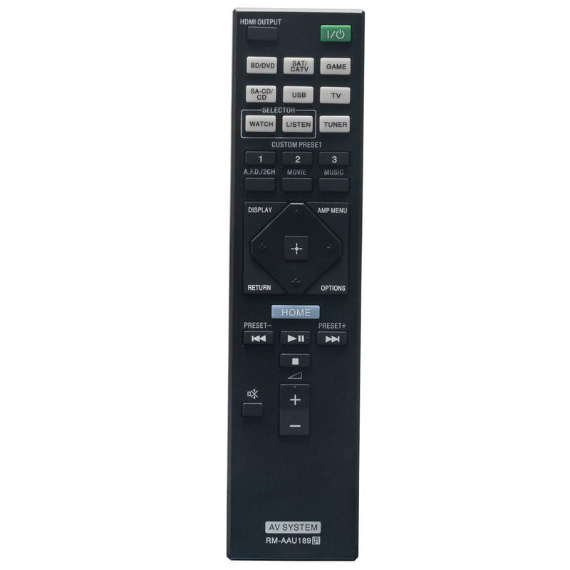 RM-AAU189 Replacement Remote Control fit for Sony Home Theater AV Receiver STR-DN1050 STRDN1050 STR-DN850 STRDN850 - LeoForward Australia