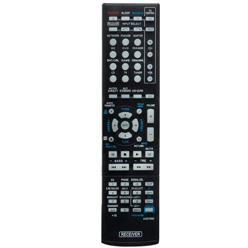 AXD7692 Replacement Remote Control fit for Pioneer AV Receiver VSX-43 VSX43 VSX-828 VSX828 VSX-528 VSX528 - LeoForward Australia