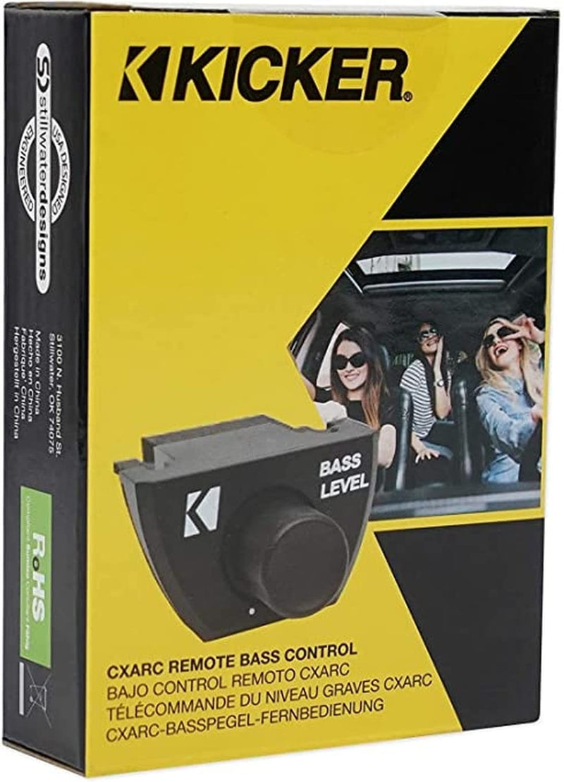  [AUSTRALIA] - Kicker 46CXARCT Remote Bass Level Control|Wired|Compatible with CX, CXA, DX, PX Amplifiers Equipped with Remote BASS Jack|KEY500.1 Compatible|3.5mm Plug