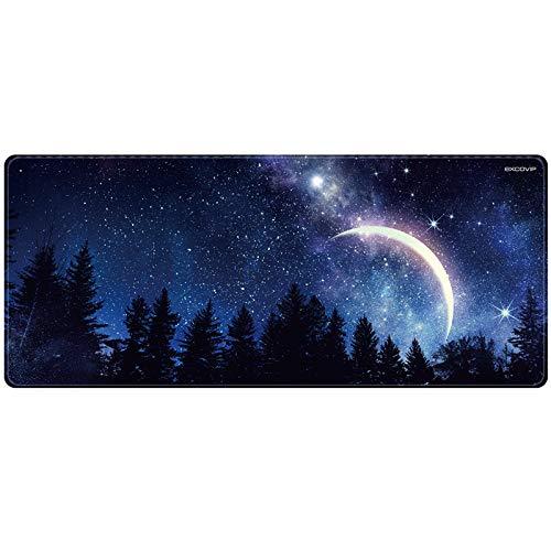 YISK Gaming Mouse Pad Large Size 900x400mm Water-Resistant Extended Mouse Mat World Desk Mat Gaming Support for Computer, PC and Laptop(Star） Star - LeoForward Australia