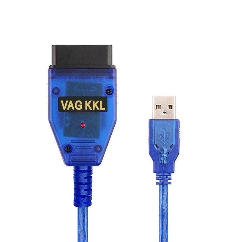 OBD2 Scanner Diagnostic Cable for VW Audi Skoda Seat Volkswagen, Support VAG-COM KKL 409.1, 16-Pin Car Programming Cable, OBD II Adapter Connector Cable Scan Tool, for Win XP/ WIN7 32bits ONLY - LeoForward Australia