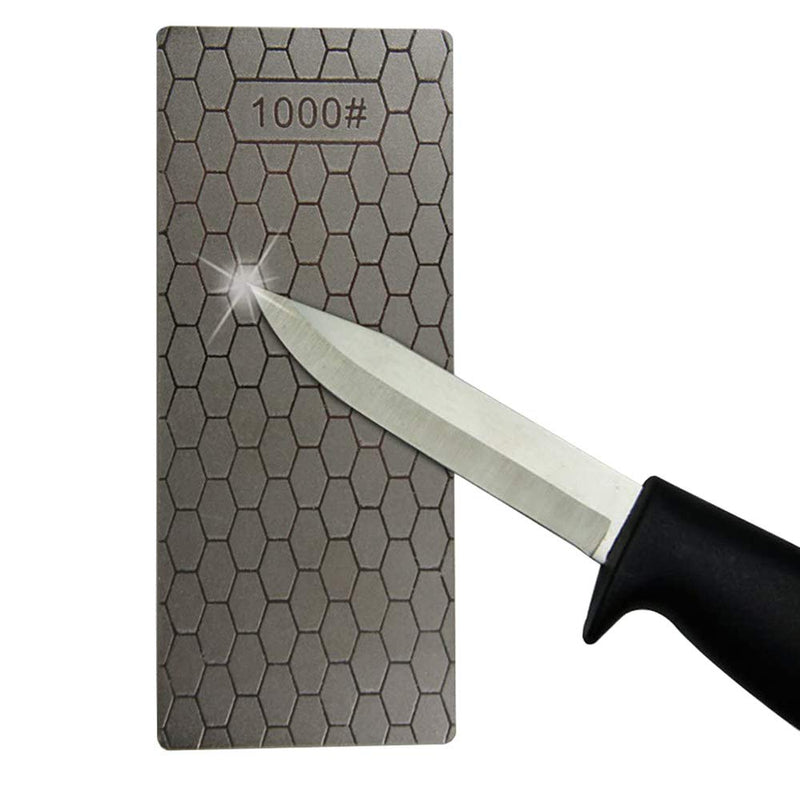  [AUSTRALIA] - YCAMMIN Sharpening Stone, Single Sided Plate Diamond Coated Whetstone Sharpener for Sharpening & Honing Cutting Tool/Scissors/Garden Tools (1000#) 1000#