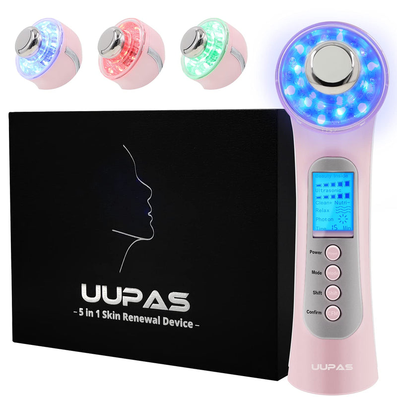 UUPAS 5 in1 Skin Tightening Facial Machine - Face Lifting Device for Massage, Skin Rejuvenation, Skin Care - LeoForward Australia