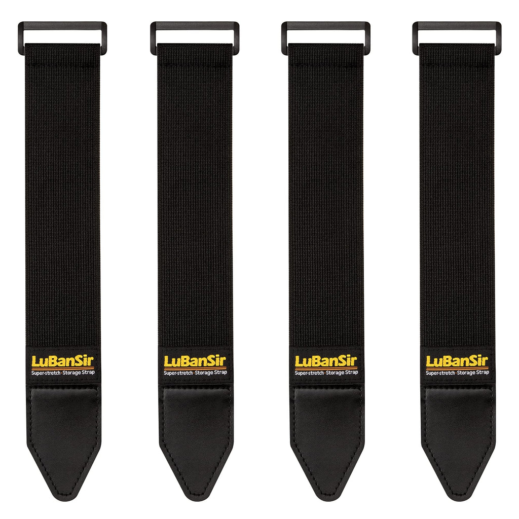  [AUSTRALIA] - LuBanSir Cinch Straps, 2" x 24" (4 Pack) Elastic Hook and Loop Storage Strap for Extension Cord, Cable, Cord Wrap, Rope and Hose