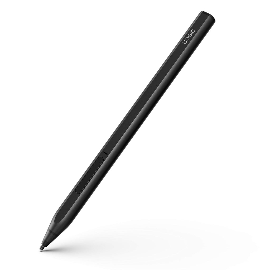 Uogic Pen for Microsoft Surface, Slim & Lightweight, 4096 Pressure Sensitivity, Tilt & Palm Rejection, Quick Charge, Flex & Soft HB Tip, for Surface Pro/Go/Book/Studio/Laptop Black - LeoForward Australia