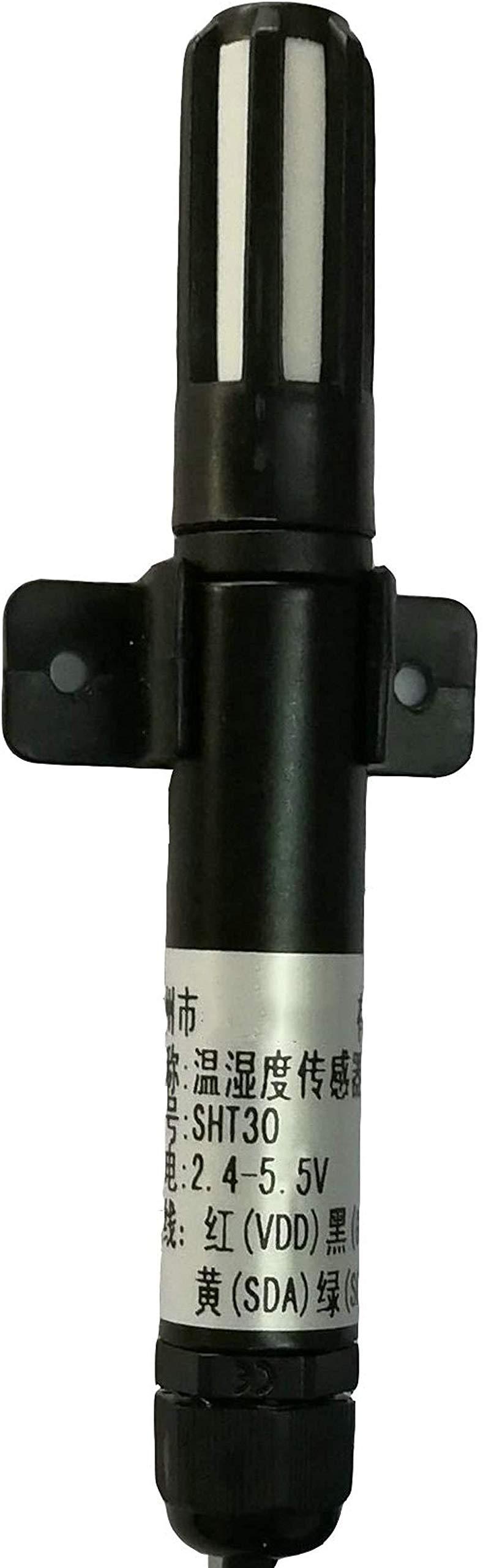 Taidacent SHT30 SHT31 High Precision Waterproof Digital Temperature Sensor 1M Cable Water Resistant Temperature and Humidity Sensor Air Temperature and Moisture Measurement (SHT31, Sheathed Cable) - LeoForward Australia