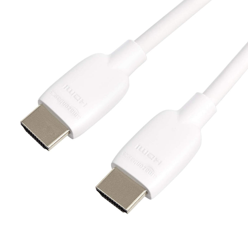 Amazon Basics High-Speed HDMI Cable (48Gbps, 8K/60Hz ) - 3 Feet, White - LeoForward Australia