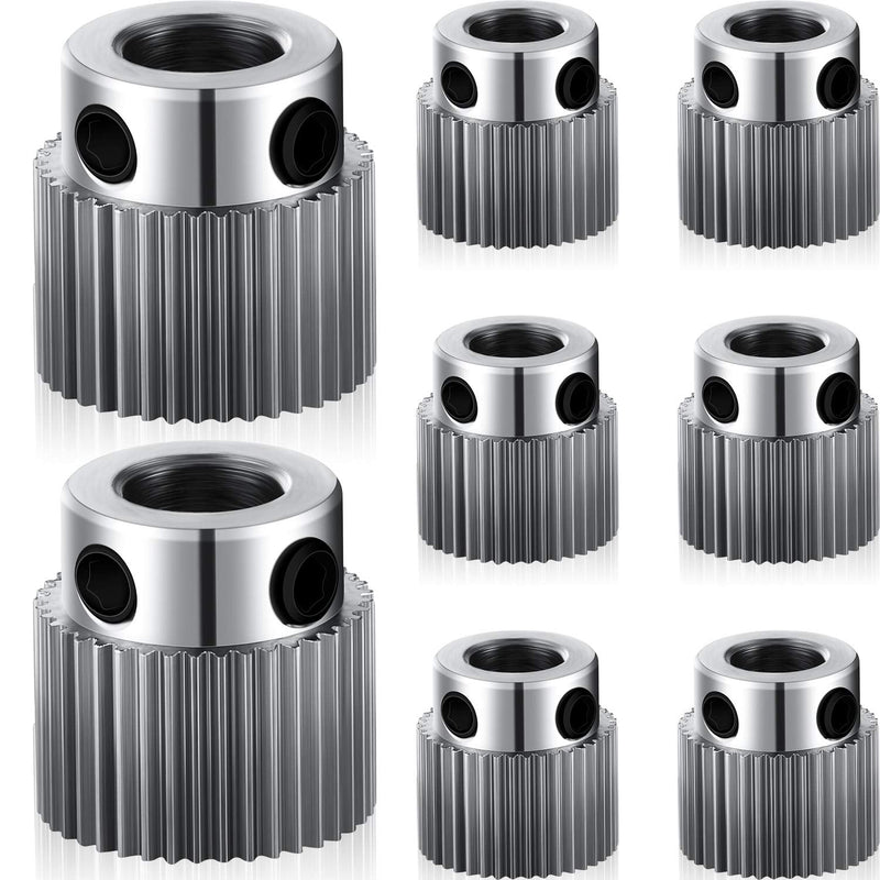  [AUSTRALIA] - 15 Pieces Extruder Wheel Gear 3D Printer Parts Drive 36 Teeth Gear Stainless Steel Extruder Gear Compatible with CR-10, CR-10S, S4, S5, Ender 3, Ender 3 Pro