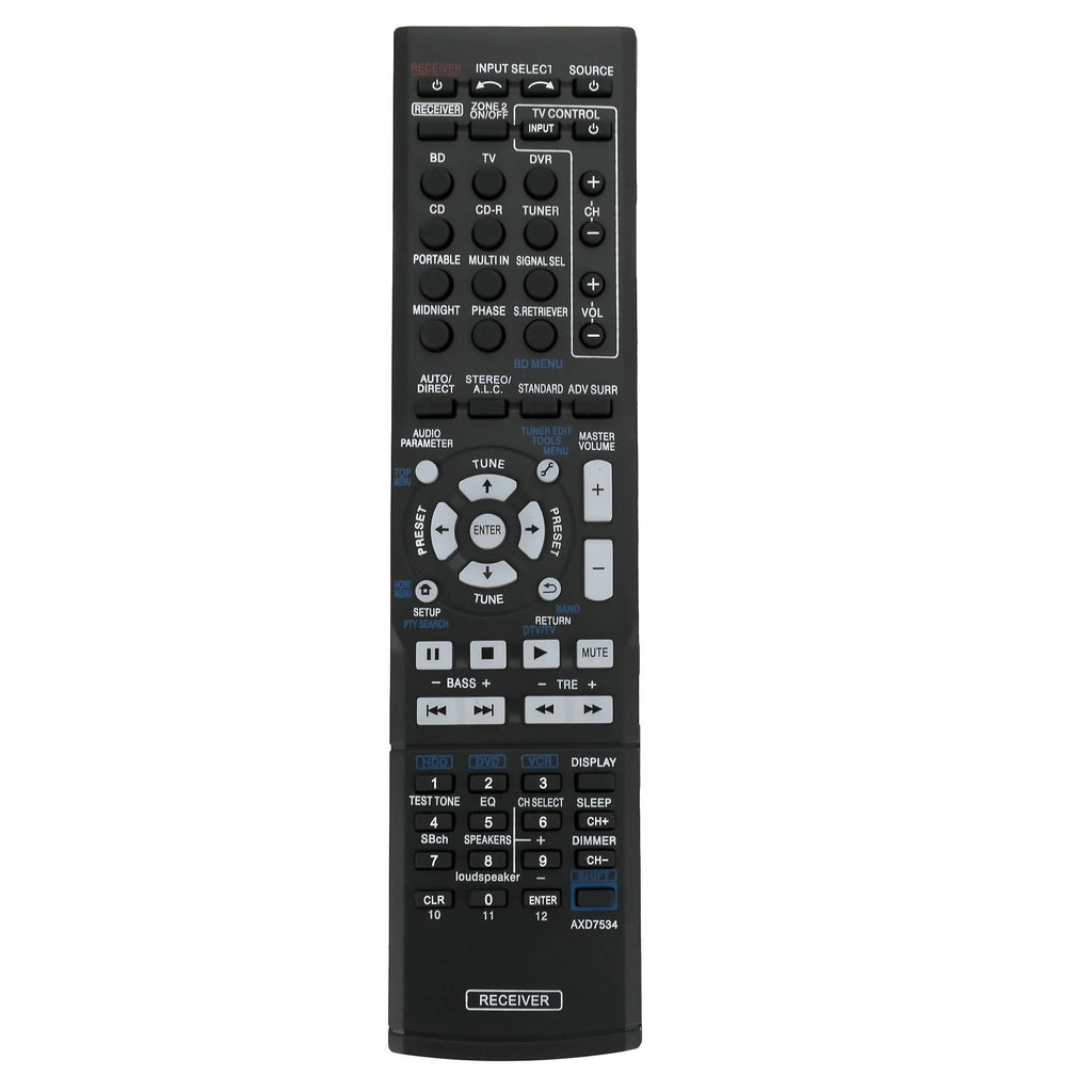 AIDITIYMI AXD7534 Remote Control Replace for Pioneer AV Receiver VSX-519V-K VSX-519V-S VSX-519V - LeoForward Australia