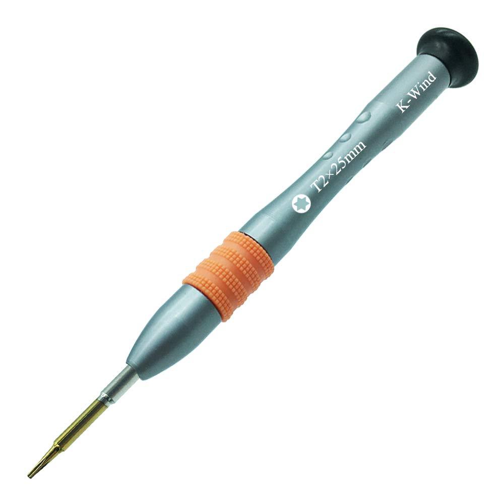 T2 Torx Screwdriver, Torx T2 Screwdriver, S2 High Alloy Steel Head, Magnetic Tip, Rotating Cap, Anti-slip Grip, 6 Point Star Screwdriver Hand Tool for Toy Computer Phone Electronics Device Maintenance - LeoForward Australia