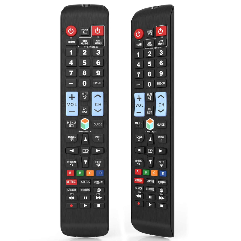 Universal Remote Control for All Samsung TV Remote LCD LED QLED SUHD UHD HDTV Curved Plasma 4K 3D Smart TVs, with Buttons for Netflix, Smart Hub - LeoForward Australia