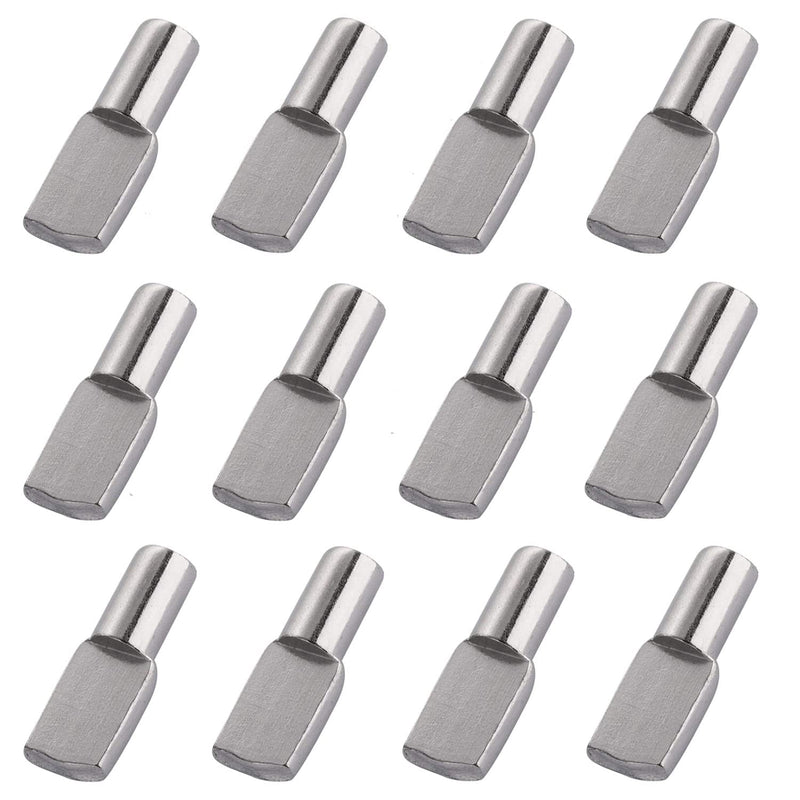  [AUSTRALIA] - 5mm Shelf Pegs Pins,50 Pieces Cabinet Furniture Spoon Shape Support Pegs for Shelves Nickel Plated