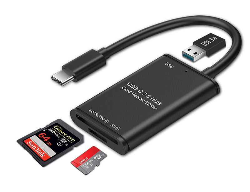 USB C to SD Card Reader/Writer/OTG Adapter USB 3.0 , Micro SD Memory Card Reader,Type C to SD Card Reader Adapter Capacity for MacBook Camera Android Windows Linux Vista and Other Type C Device - LeoForward Australia