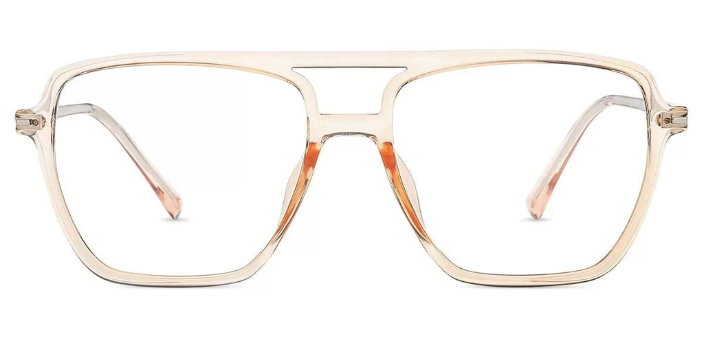  [AUSTRALIA] - Firmoo Blue Light Blocking Glasses Women/Men, Anti Eyestrain Anti Glare, Light Weight Frame for Digital Screen Wkz109-orange Medium