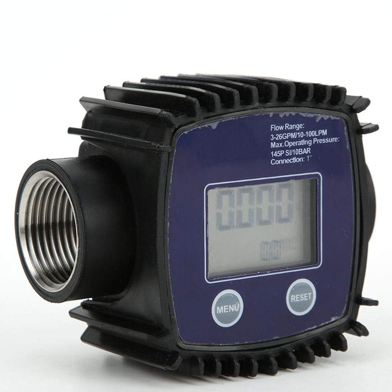 Flow Meter, 25 1in Female Thread Flowmeter Digital Display Liquid Flow Sensor 10-120L/MIN, with Simple Structure and Convenient Operation, for Petroleum, Chemical, Pharmaceutical(Blue) Blue - LeoForward Australia