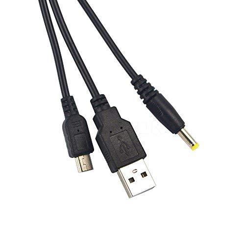  [AUSTRALIA] - Skywin PSP Charger Cable 6 Feet 2-in-1 Replacement Charger Cable Compatible with Playstation Portable PSP 1000 2000 3000 and PS3