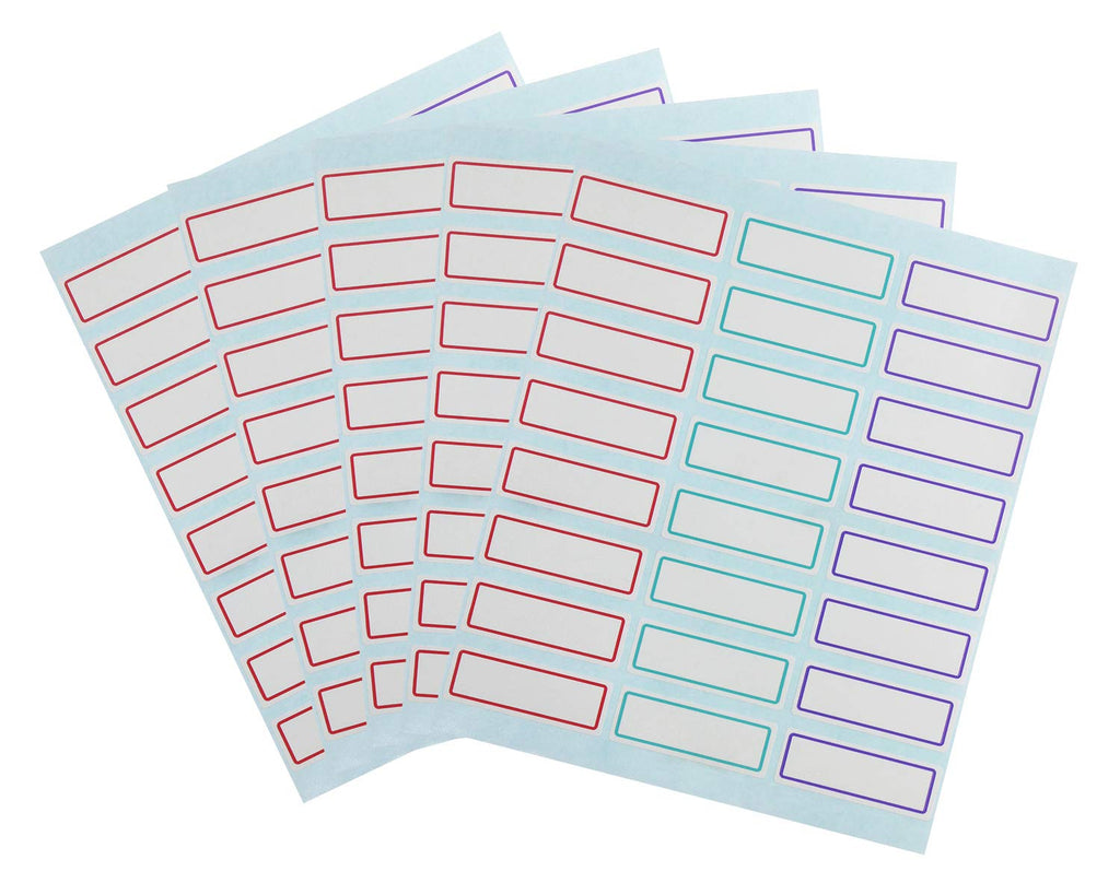  [AUSTRALIA] - ONLYKXY 240 Count File Folder Labels, Name Labels, Adhesive Labels, Rectangle Label Stickers, File Folder Labels Name Filing Envelopes Label Stickers