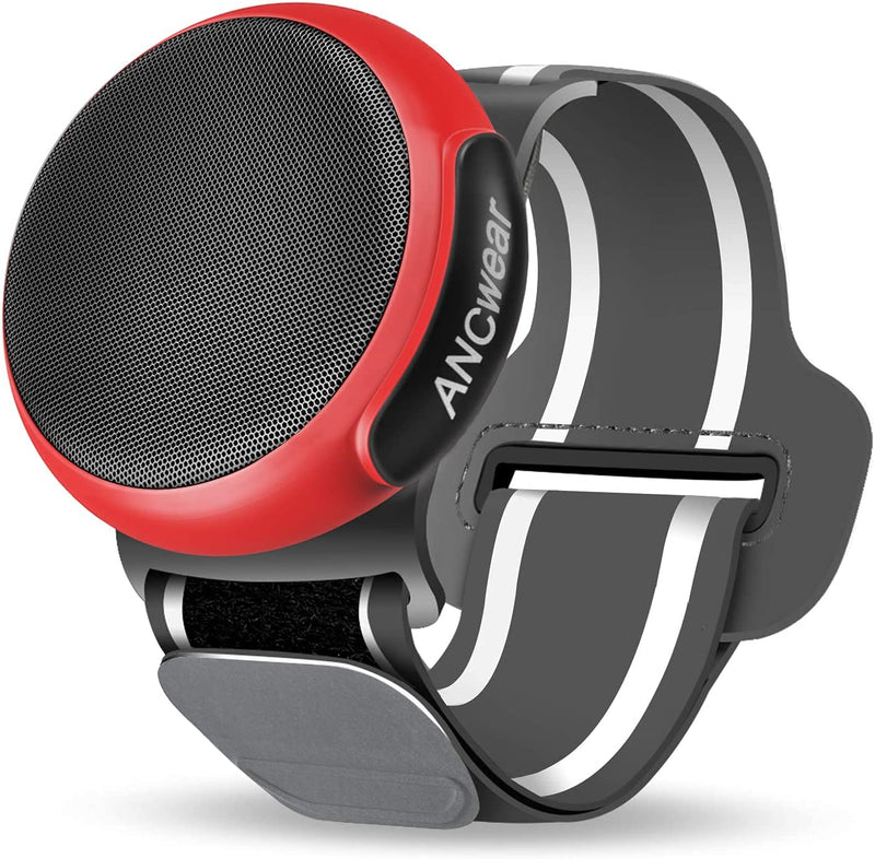 ANCwear Portable Bluetooth Speaker,TWS Dual Pairing Wearable Speaker 5.0, Outdoor Speaker for Motorcycle,Bike,Car,Shower,Hiking, Running TWS-Red - LeoForward Australia
