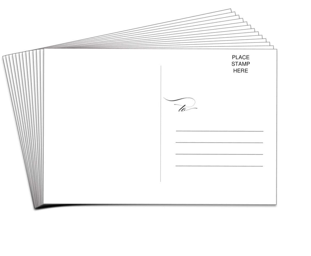  [AUSTRALIA] - Postcards Blank, White, Mailable, 4"x6", Pack of 50 Cards | Thick Heavy 14pt Cardstock | Write, Draw or Print on Either Side | Use Back Side for Mailing | Great for Invitations, Announcement, Holidays