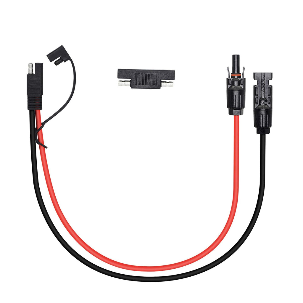 SinLoon Solar to SAE Connectors Adapter, 10AWG Solar Panel Connector Cable, PV Extension Cable Wire with SAE Polarity Reverse Adapter - LeoForward Australia