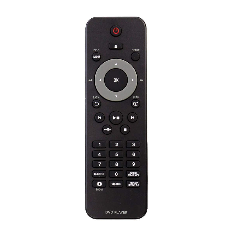 AIDITIYMI RC-5340 Remote Control Replace for Philips DVD Video Player DVP4050 DVP6620 DVP3520K DVP3560K 37B DVP 3980 3962 3982 DVP3560 DVP3560/F7 DVP6620/12 - LeoForward Australia