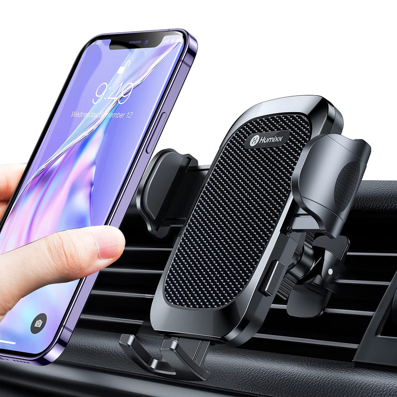  [AUSTRALIA] - Humixx Phone Mount for Car Vent Clip [Military-Grade Stability ＆ Anti-Drop] Car Phone Holder Mount Hands-Free Cell Phone Holder for Car Air Vent Clip for iPhone 13/11 Samsung Note ＆ All Phones