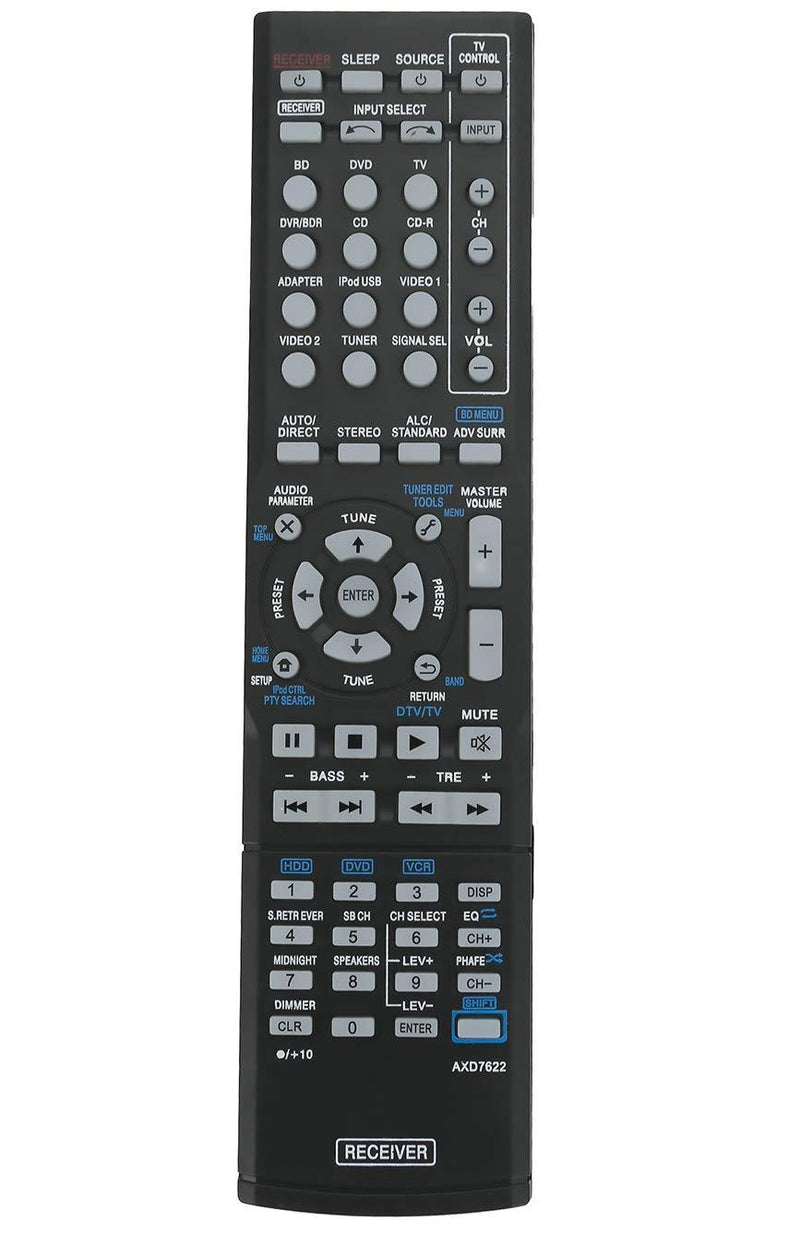 AIDITIYMI AXD7622 Remote Control Replace for Pioneer AV Audio/Video Receiver Sub AXD7624 VSX-23TXH VSX-921-K VSX-523-K VSX-921-K VSX-520 VSX-520-K VSX-521 VSX-521-K VSX-522 VSX-522-K VSX-523 VSX-523-K - LeoForward Australia