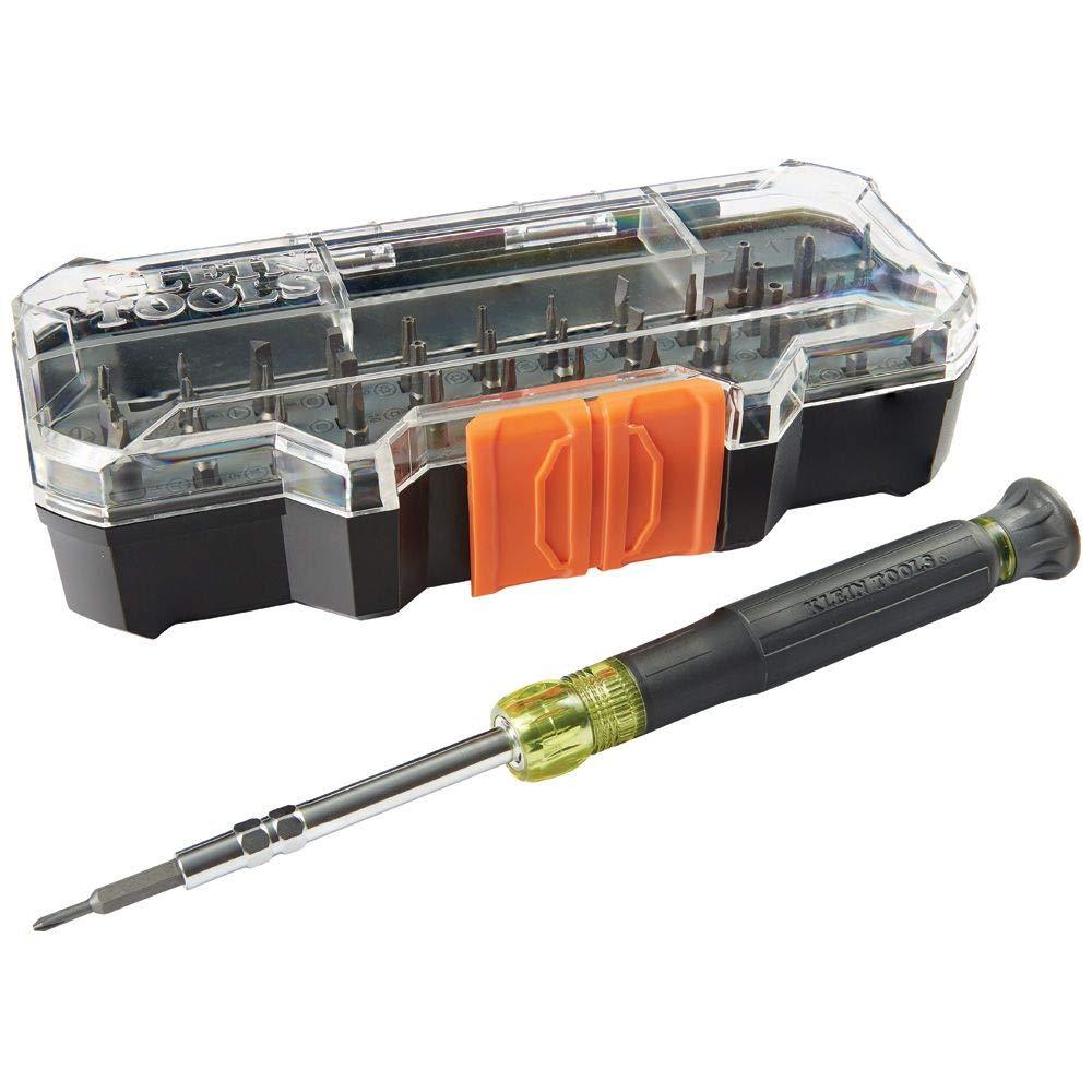 Precision Screwdriver Set with Case, All-in-One Multi-Function Repair Tool Kit Includes 39 Bits for Apple Products Klein Tools 32717 - LeoForward Australia