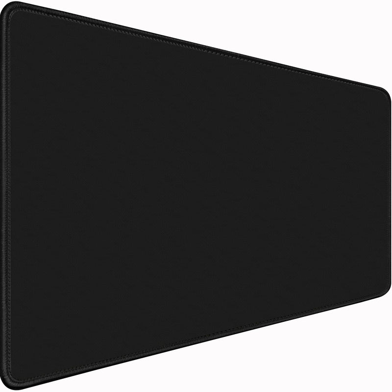 Large Gaming Mouse Pad Extra,Upgraded Ergonomic Extended Gaming Mouse Pad with Durable Stitched Edge,Waterproof Non-Slip Base Mouse Pad for Gamer, Computer,Laptop, 31.5"x15.7"x0.12", Black - LeoForward Australia