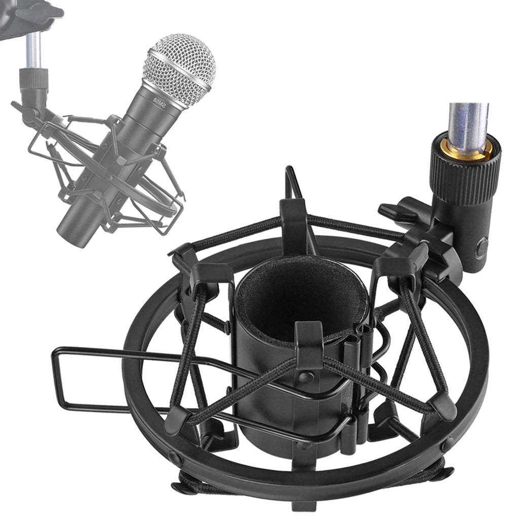  [AUSTRALIA] - SUNMON SM58S Microphone Shock Mount Holder for Reduces Vibration and Noise, Suitable for Shure SM58S Cardioid Dynamic Vocal Mic