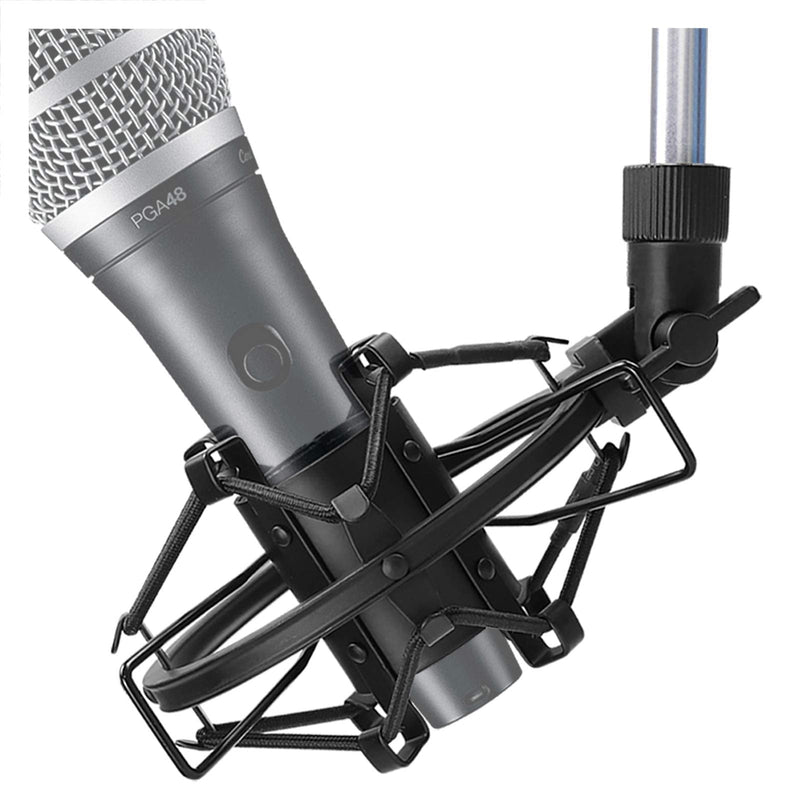  [AUSTRALIA] - SUNMON PG48 / PGA58 Microphone Shock Mount Holder for Reduces Vibration and Noise, Suitable for Shure PGA48-QTR, PGA48-XLR, PGA48-LC, PGA58 Series Cardioid Dynamic Vocal Mic