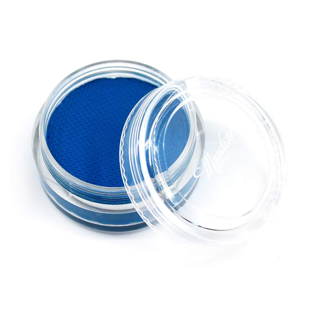 Maydear UV Fluorescent Face Paint, Classic Single, Professional Water Based Face Paint Palette- (10g) (Blue) Blue - LeoForward Australia