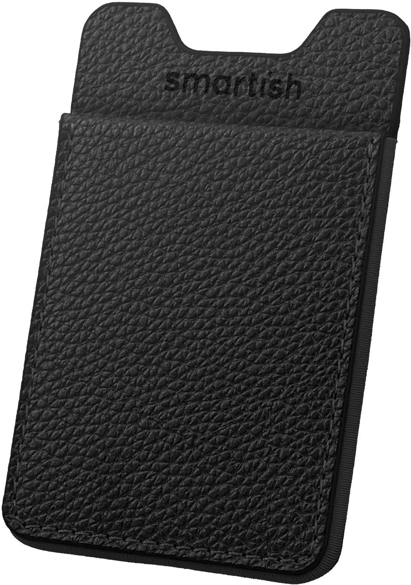 Smartish Stick-on Phone Wallet - Sidecar Slim Expandable Credit Card Pocket - Universal Fit- iPhone and Android - Black Tie Affair - LeoForward Australia