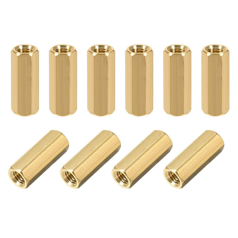 uxcell M5x20mm Female-Female Hex Brass PCB Motherboard Spacer Standoff for FPV Drone Quadcopter, Computer & Circuit Board 10pcs - LeoForward Australia