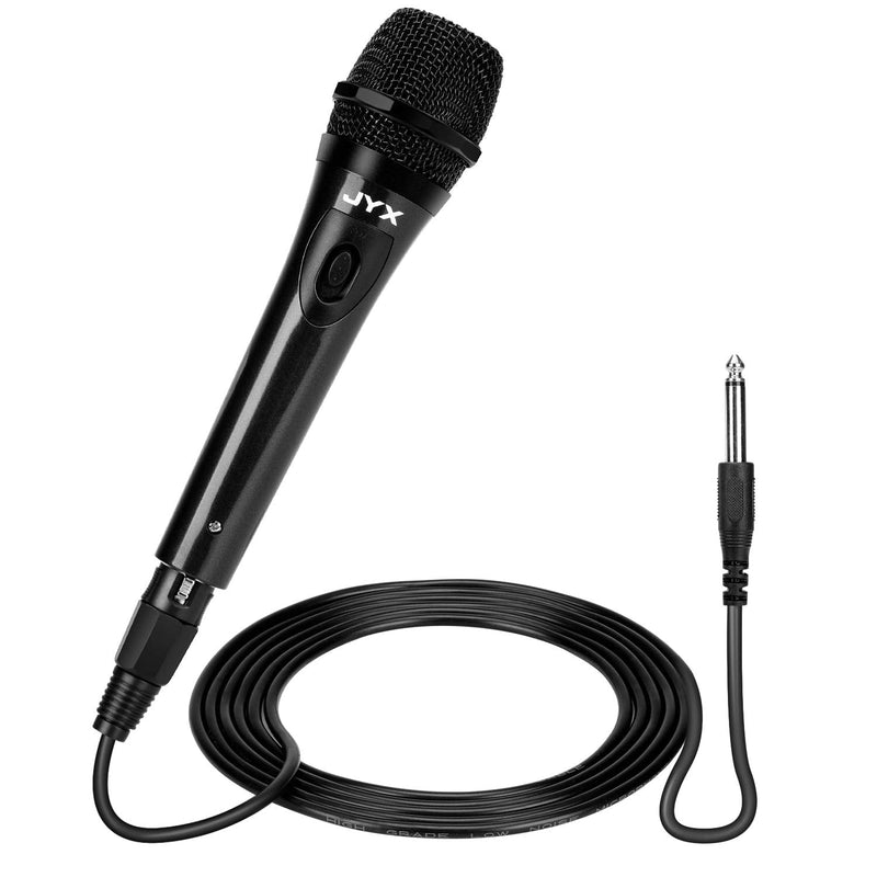  [AUSTRALIA] - JYX Wired Karaoke Microphone Dynamic Vocal Detachable Cord with ON/Off Switch Handheld Microphone for Singing, Party, PA System,AMP,Mixer JYX-01