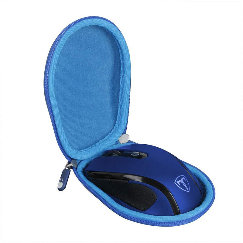Hermitshell Hard Travel Case Fits VicTsing MM057 / PONVIT / POLEYN 2.4G Wireless Portable Mobile Mouse Optical Mice (Only Case) (Blue) Blue - LeoForward Australia