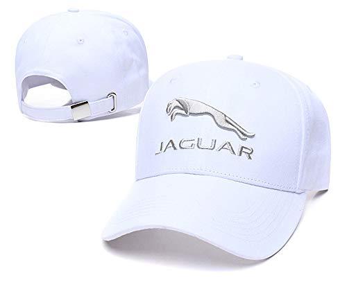 Yoursport Fit Jaguar Hat 3D Embroidered Baseball Cap Men Women Adjustable Hat Travel Cap White - LeoForward Australia