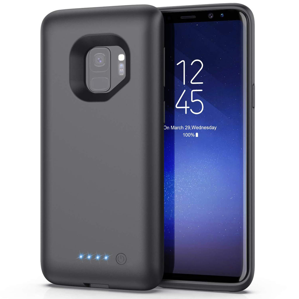  [AUSTRALIA] - Battery Case for Samsung Galaxy S9,[6000mAh] Portable Charging Case External Battery Pack for Samsung Galaxy S9 Rechargeable Charger Case Backup Power Bank(5.8 inch)