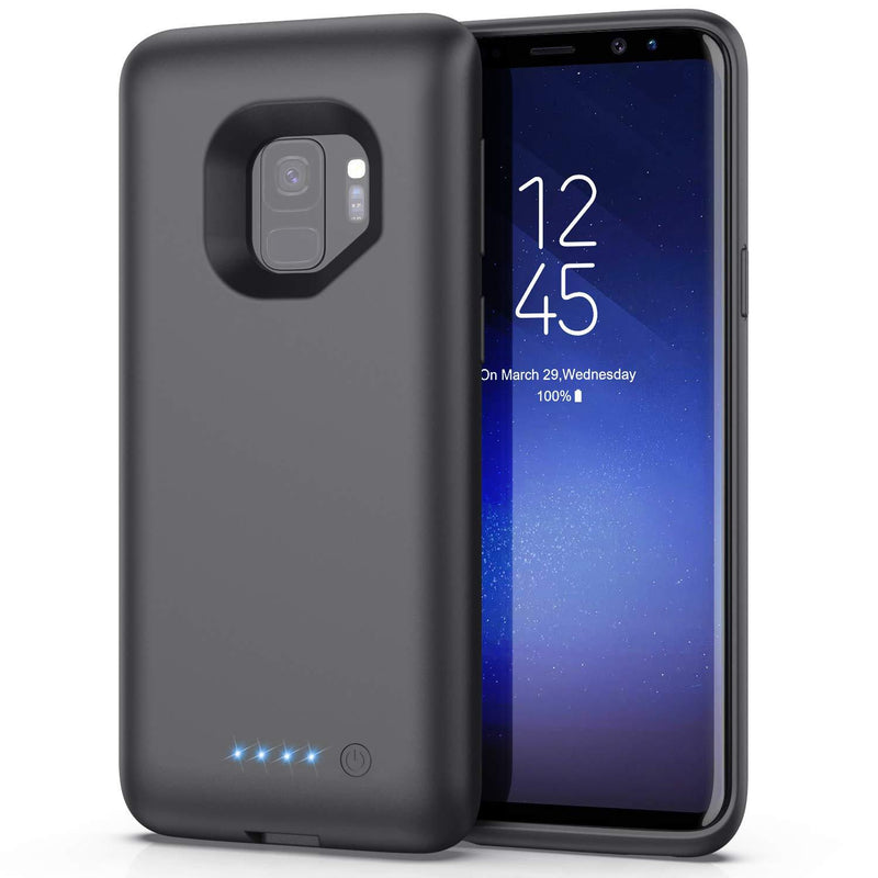  [AUSTRALIA] - Battery Case for Samsung Galaxy S9,[6000mAh] Portable Charging Case External Battery Pack for Samsung Galaxy S9 Rechargeable Charger Case Backup Power Bank(5.8 inch)
